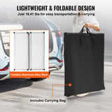 Calendars, Organisers & Planners: VEVOR Portable Tradeshow Podium Table, 785 x 380 x 1815 mm, Display Exhibition Counter Stand Booth Fair with Wall, Foldable Promotion Retail Bar Table Pop Up Podium with Storage Rack/Carrying Bag
