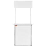 Calendars, Organisers & Planners: VEVOR Portable Tradeshow Podium Table, 785 x 380 x 1815 mm, Display Exhibition Counter Stand Booth Fair with Wall, Foldable Promotion Retail Bar Table Pop Up Podium with Storage Rack/Carrying Bag