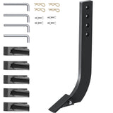 Chainsaws: VEVOR Box Blade Shank, 46.4cm Scarifier Shank, 4 Holes Box Scraper Shank, Ripper Shank with Removable Tapered Teeth and Pins, Adjustable Shanks Assembly for Replacement, Digging, Plowing, 4PCS