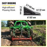 Chainsaws: VEVOR Box Blade Shank, 46.4cm Scarifier Shank, 4 Holes Box Scraper Shank, Ripper Shank with Removable Tapered Teeth and Pins, Adjustable Shanks Assembly for Replacement, Digging, Plowing, 4PCS