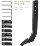 Chainsaws: VEVOR Box Blade Shank, 46.4cm Scarifier Shank, 4 Holes Box Scraper Shank, Ripper Shank with Removable Tapered Teeth and Pins, Adjustable Shanks Assembly for Replacement, Digging, Plowing, 5PCS