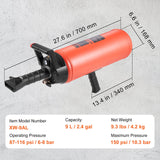 Automotive Repair & Speciality Tools: VEVOR Tire Bead Seater, 2.4 Gal/9 L Air Tire Bead Blaster, 150 PSI Handheld Bead Bazooka, Portable Tire Inflator Tool, 87-116 PSI Operating Pressure for Tractor Truck ATV Car and Automobile Repair
