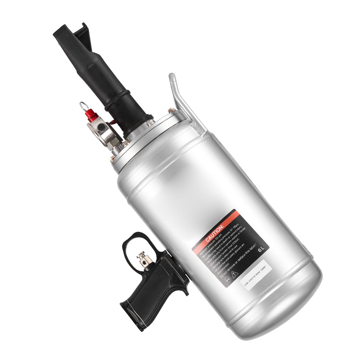 Portable Tire Bead Seater, 1.6 Gal / 6 L Air Bead Blaster, Handheld Tire Inflator Tool, 87-116 PSI Operating Pressure, Trigger Seating Inflator for Car, Compact SUV, Light Truck, E-Bike, RV, ATV