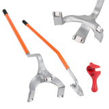 Tool Cabinets: VEVOR Tire Mount Demount Tool, 571-622 mm Manual Steel Tire Changer Mount Demount Removal Tool, with Extra Bead Holder, Tubeless Truck Bead Breaker, 3 PCS Tire Changing Tools, Orange
