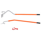 Tool Cabinets: VEVOR Tire Mount Demount Tool, 571-622 mm Manual Steel Tire Changer Mount Demount Removal Tool, with Extra Bead Holder, Tubeless Truck Bead Breaker, 3 PCS Tire Changing Tools, Orange