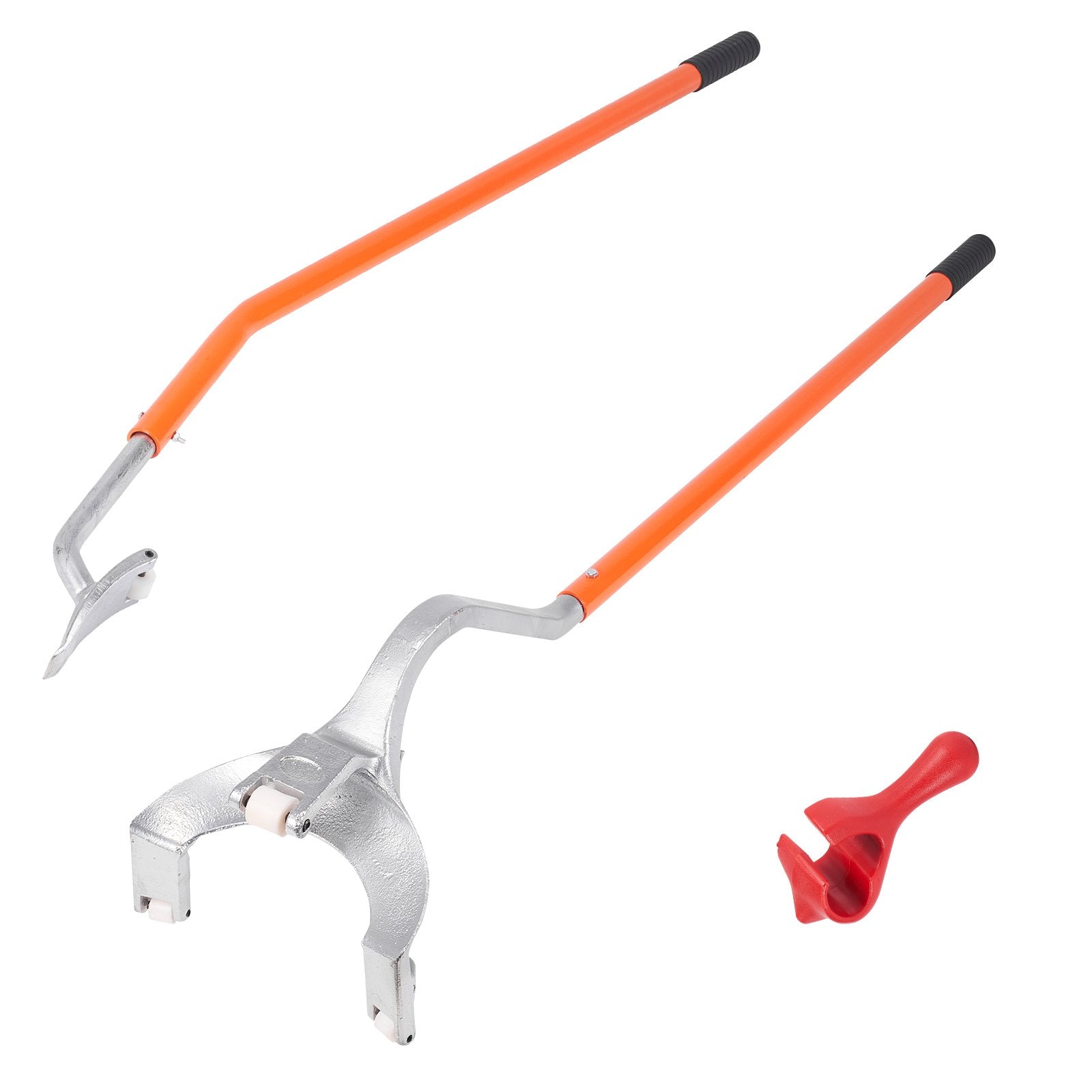 Tool Cabinets: VEVOR Tire Mount Demount Tool, 571-622 mm Manual Steel Tire Changer Mount Demount Removal Tool, with Extra Bead Holder, Tubeless Truck Bead Breaker, 3 PCS Tire Changing Tools, Orange