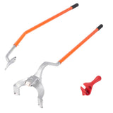 Tool Cabinets: VEVOR Tire Mount Demount Tool, 571-622 mm Manual Steel Tire Changer Mount Demount Removal Tool, with Extra Bead Holder, Tubeless Truck Bead Breaker, 3 PCS Tire Changing Tools, Orange
