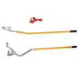 Tool Cabinets: VEVOR Tire Mount Demount Tool, 571- 622 mm Manual Steel Tire Changer Mount Demount Removal Tool, with Extra Bead Holder, Tubeless Truck Bead Breaker, 3 PCS Tire Changing Tools, Orange