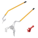 Tool Cabinets: VEVOR Tire Mount Demount Tool, 571- 622 mm Manual Steel Tire Changer Mount Demount Removal Tool, with Extra Bead Holder, Tubeless Truck Bead Breaker, 3 PCS Tire Changing Tools, Orange