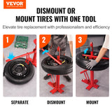 Automotive Repair & Speciality Tools: VEVOR Manual Tire Changer, Portable Hand Bead Breaker Mounting Tool for 203 - 406 mm Tires, Compatible with Car Truck Trailer, Tire Mounting Machine for Home Garage Small Auto Shop