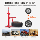 Automotive Repair & Speciality Tools: VEVOR Manual Tire Changer, Portable Hand Bead Breaker Mounting Tool for 203 - 406 mm Tires, Compatible with Car Truck Trailer, Tire Mounting Machine for Home Garage Small Auto Shop