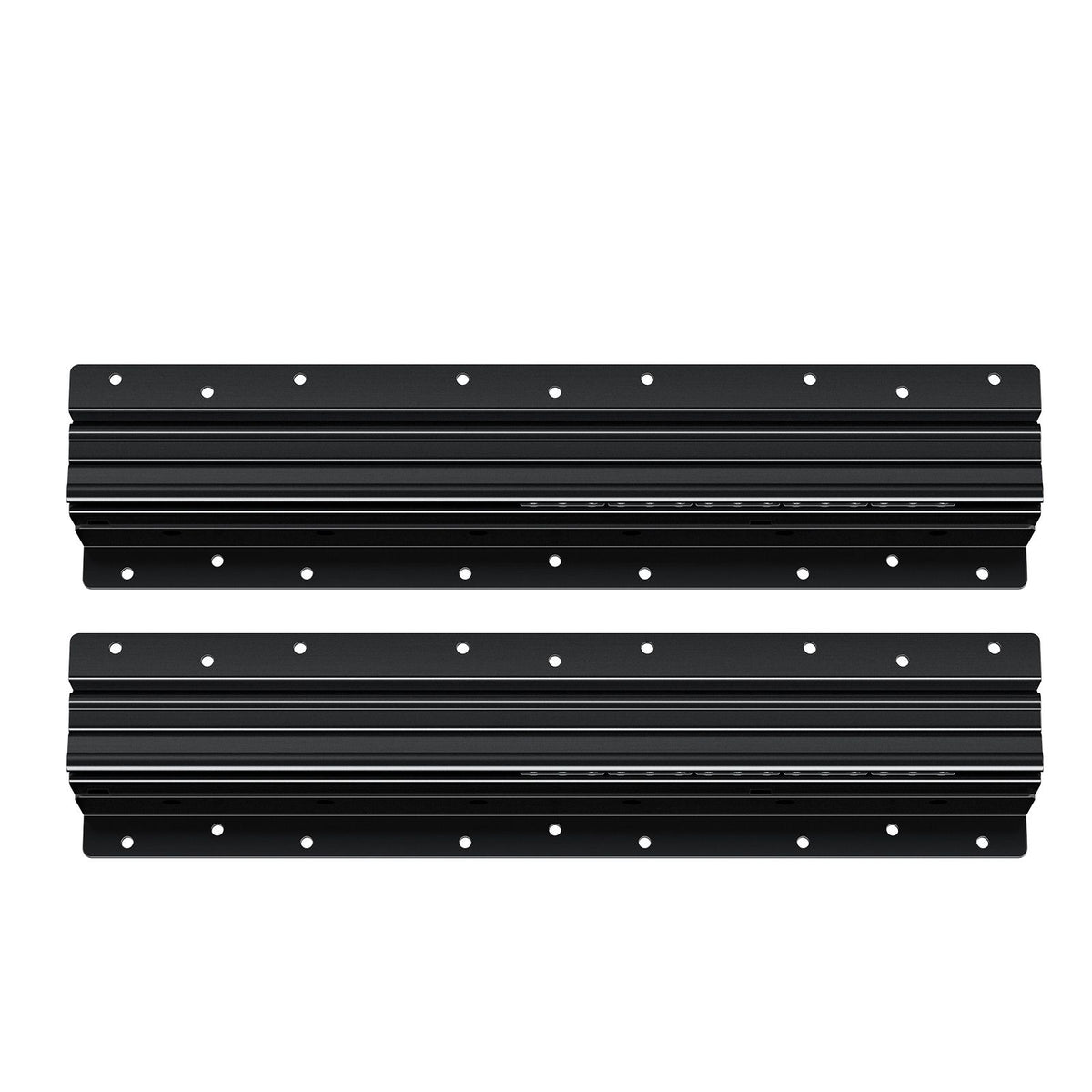 Undermount Drawer Slides, 16 inch, Full Extension Ball Bearing Under Stair Cabinet Rails, 260 LB Load Capacity Heavy Duty Bottom Stair Cabinet Glides Track Runners,for DIY Replacement, Black