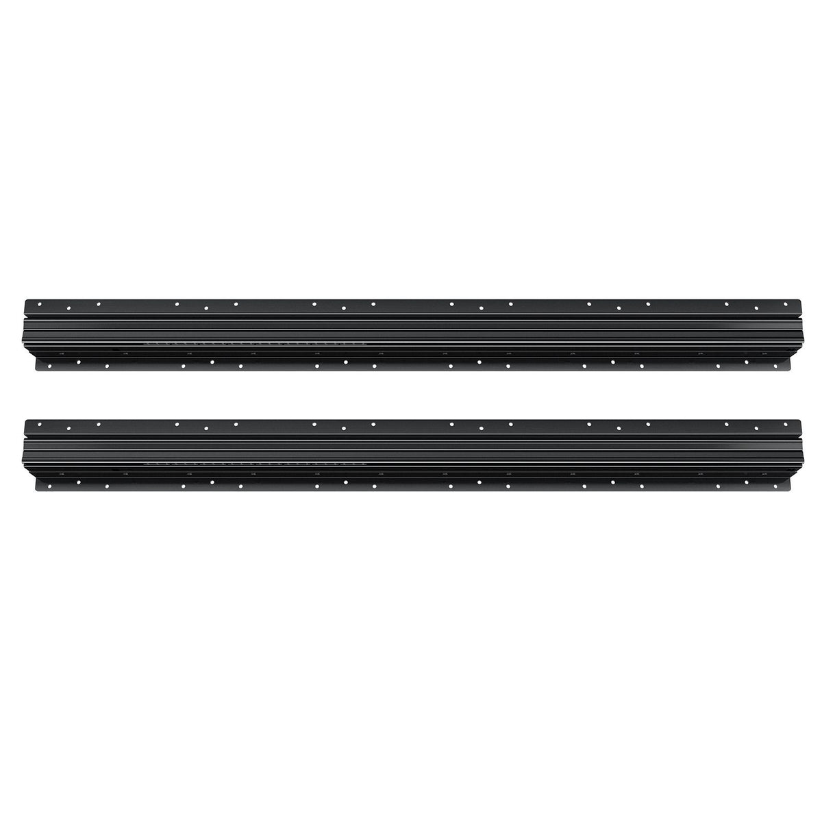 Undermount Drawer Slides, 40 inch, Full Extension Ball Bearing Under Stair Cabinet Rails, 260 LB Load Capacity Heavy Duty Bottom Stair Cabinet Glides Track Runners,for DIY Replacement, Black