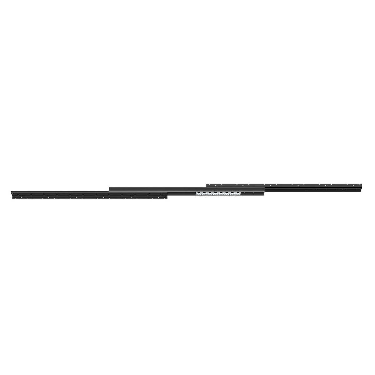 Undermount Drawer Slides, 40 inch, Full Extension Ball Bearing Under Stair Cabinet Rails, 260 LB Load Capacity Heavy Duty Bottom Stair Cabinet Glides Track Runners,for DIY Replacement, Black
