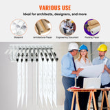 Basketball & Basketball Accessories: VEVOR Wall Mount Blueprint Storage Rack Blueprint Holder with 12 Pivot Brackets