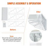 Basketball & Basketball Accessories: VEVOR Wall Mount Blueprint Storage Rack Blueprint Holder with 12 Pivot Brackets