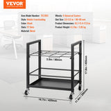 Storage Cabinets: VEVOR Blueprint Storage Rack, 12 Slots Blueprint Holder with Wheels, Mobile Metal Blueprint Storage Cart for Map Poster Architectural Construction Plan, Roll File Organizer for Home, Office, School