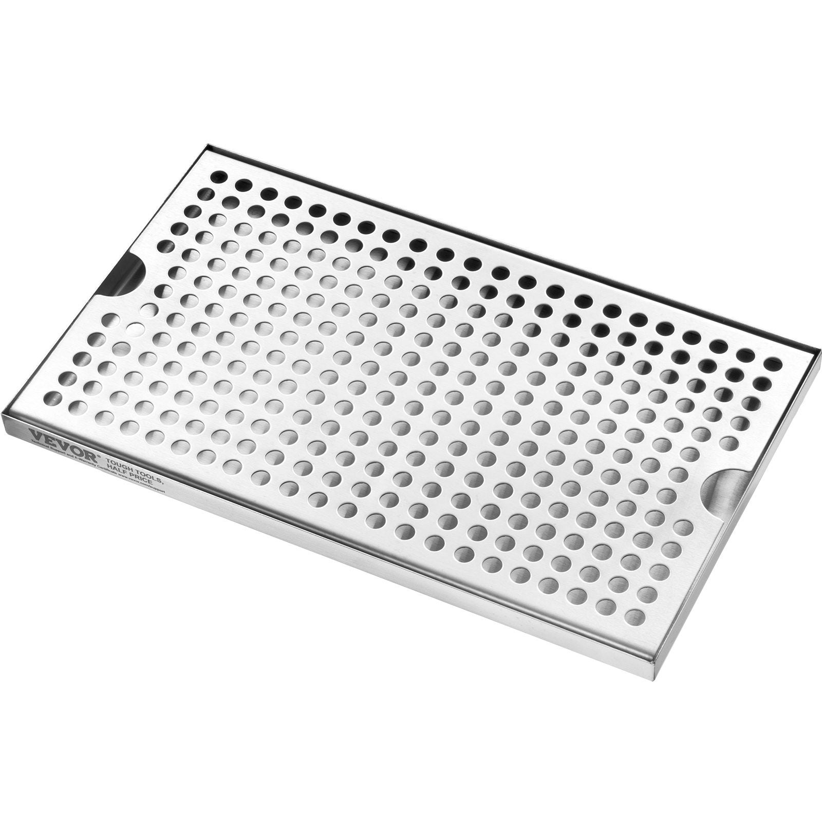 Basketball & Basketball Accessories: VEVOR Beer Drip Tray, 304 Stainless Steel Kegerator Drip Trays with 4 Non-Slip Rubber Pads and Detachable Cover, Heat / Cold Resistant Beer Tower Drip Pan for Bar Restaurant Coffee Shop Home