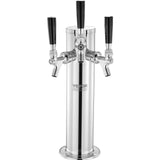 Basketball & Basketball Accessories: VEVOR Triple Taps Draft Beer Tower Dispenser, Stainless Steel Keg Beer Tower, Kegerator Tower Kit with Pre-Assembled Tubing and Self-Closing Faucet Shanks for Party, Bar, Pub, Restaurant