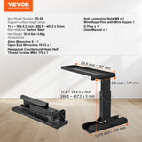 Spas & Accessories: VEVOR Ladder Levler, 29.8 L x 11.4-18 in H Support Surface, Steel Ladder Leveling Tool, Folding Pitch Hopper, Stair Ladder Stabilizer Easy to Use,Extension Ladder Accessories for Uneven Ground