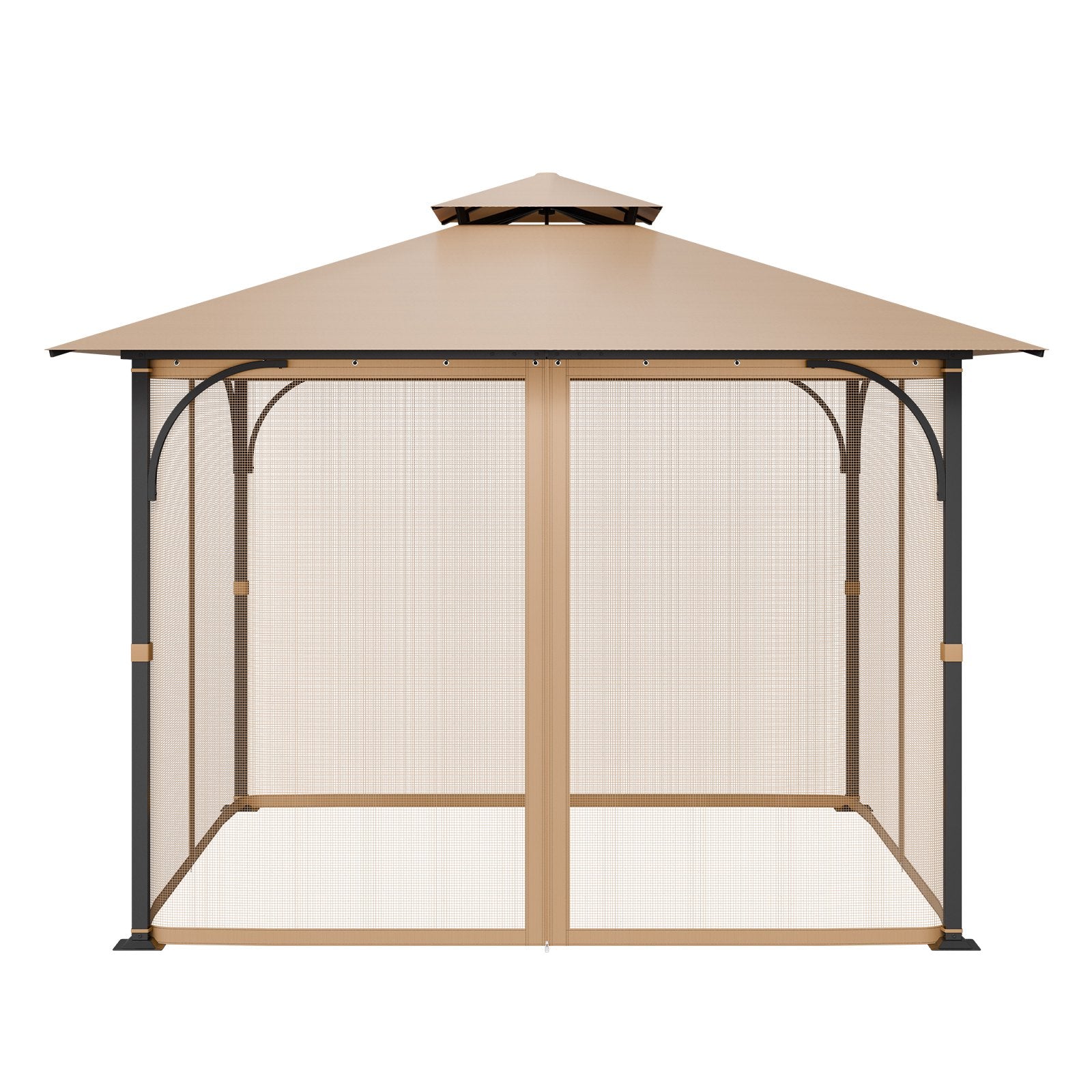 Canopies & Gazebos: VEVOR Gazebo Netting Replacement, Fit Most 10 x 10 x 7 FT Gazebo Curtain, Outdoor Garden Net, 4-Panel Sidewall Mesh Net, Patio Midge Netting with Double Zipper, Canopy Screen (Netting Only)