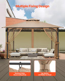 Canopies & Gazebos: VEVOR Gazebo Netting Replacement, Fit Most 10 x 10 x 7 FT Gazebo Curtain, Outdoor Garden Net, 4-Panel Sidewall Mesh Net, Patio Midge Netting with Double Zipper, Canopy Screen (Netting Only)