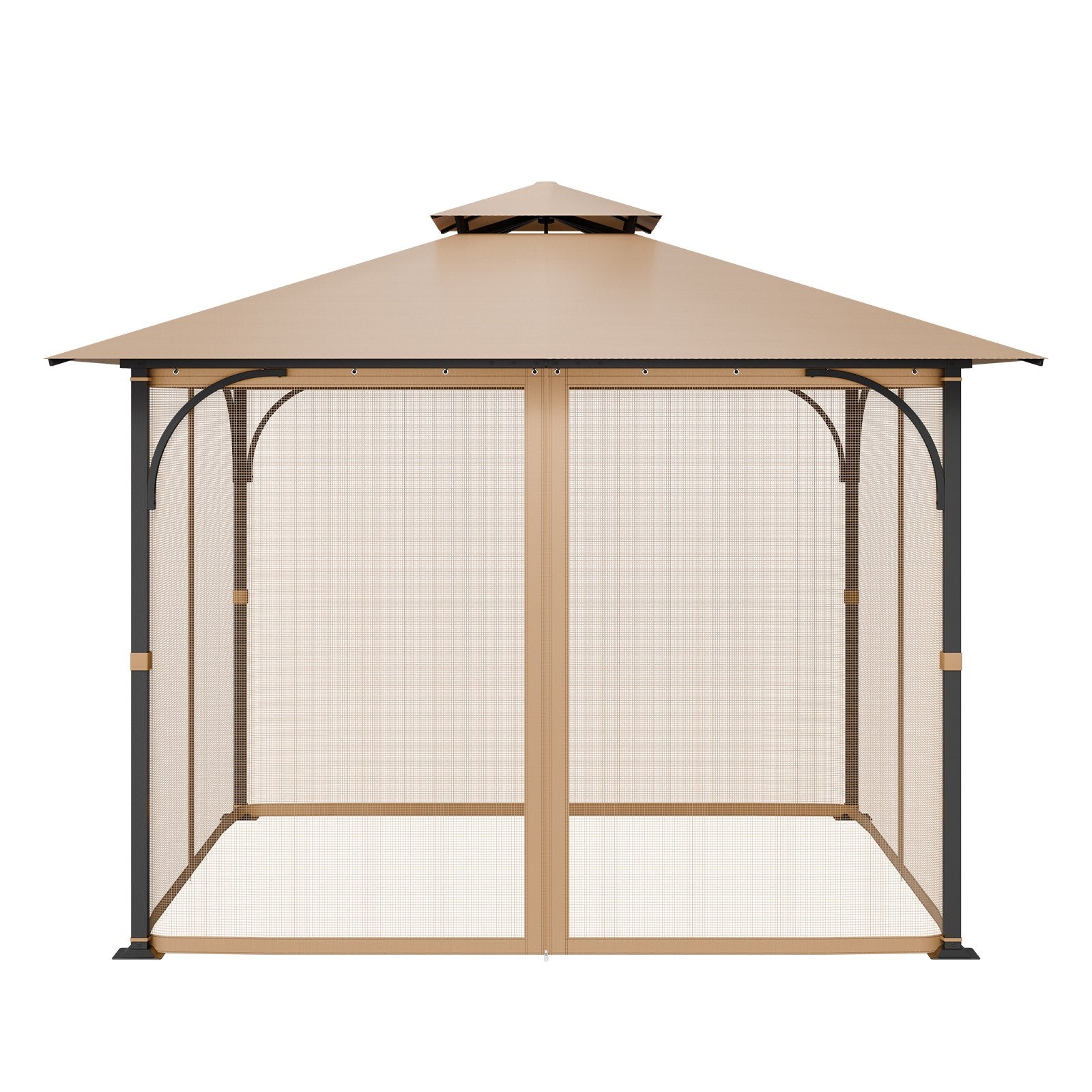 Canopies & Gazebos: VEVOR Gazebo Netting Replacement, Fit Most 10 x 10 x 7 FT Gazebo Curtain, Outdoor Garden Net, 4-Panel Sidewall Mesh Net, Patio Midge Netting with Double Zipper, Canopy Screen (Netting Only)