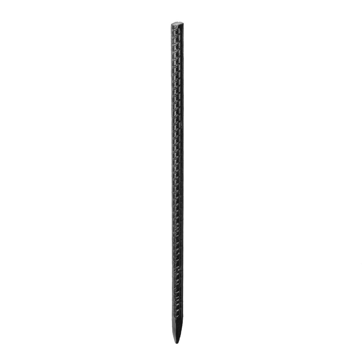 Rebar Stakes, 406.4 mm, Heavy-Duty 11.5 mm Diameter, Straight Galvanized Steel Ground Anchors with Chisel Point End & Rust-Resistant Coating, for Gardening Support, Fence, Camping Tents (16-Pack)