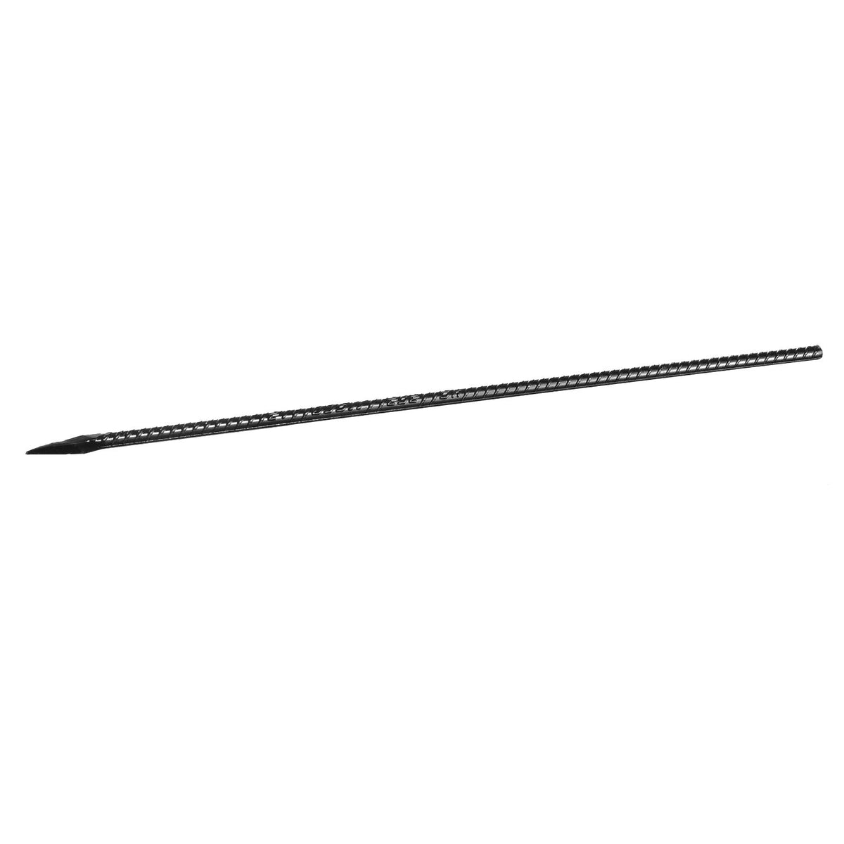 Rebar Stakes, 609.6 mm, Heavy-Duty 12 mm Diameter, Straight Galvanized Steel Ground Anchors with Chisel Point End & Rust-Resistant Coating, for Gardening Support, Fence, Camping Tents (20-Pack)