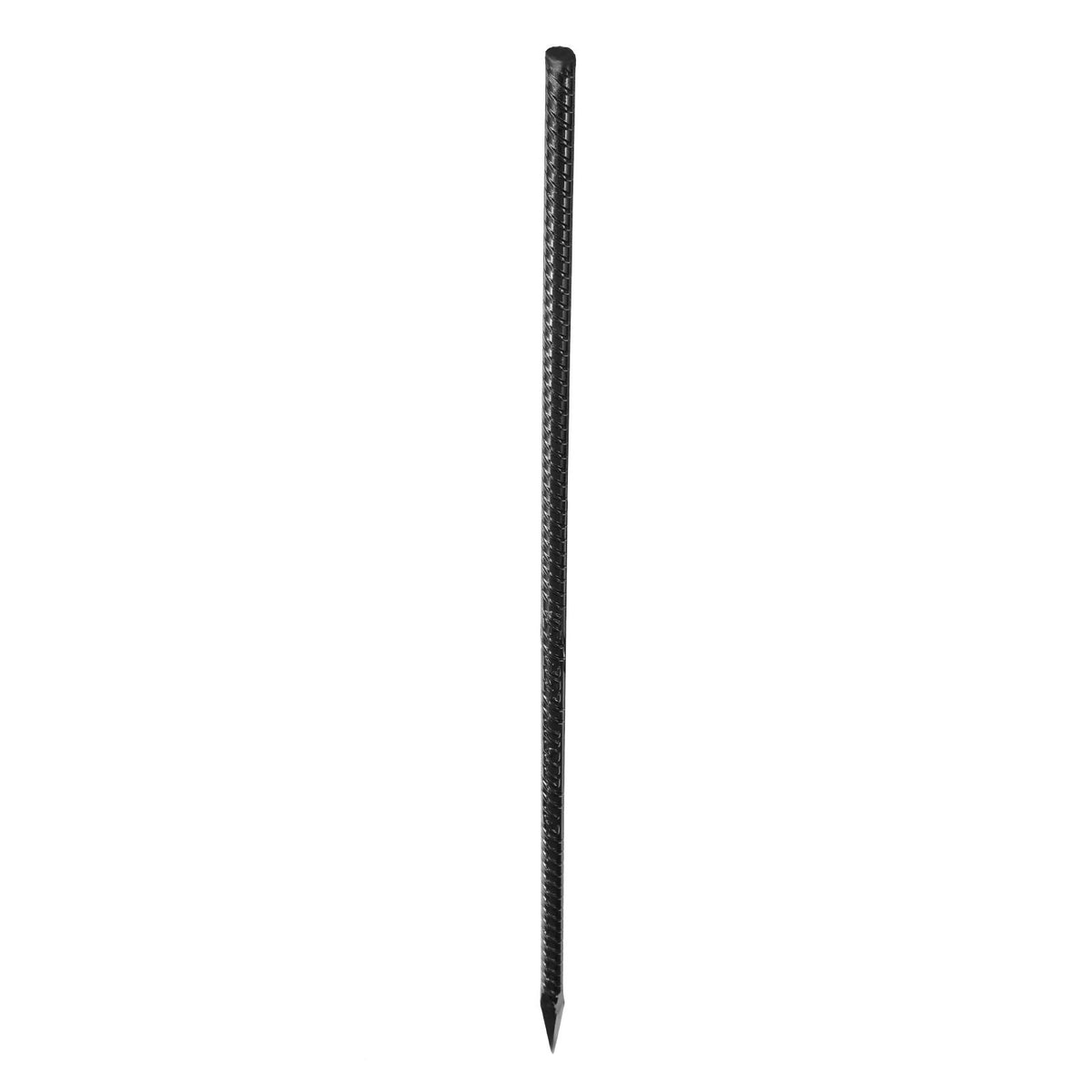 Rebar Stakes, 609.6 mm, Heavy-Duty 12 mm Diameter, Straight Galvanized Steel Ground Anchors with Chisel Point End & Rust-Resistant Coating, for Gardening Support, Fence, Camping Tents (20-Pack)