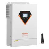 Batteries & Generators: VEVOR Hybrid Solar Inverter, 6000W, All in One Pure Sine Wave Power Inverter Charger, 220V AC, with Built-in 120A MPPT Solar Charger Controller, for Off-Grid System Lead Acid Lithium Battery
