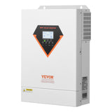 Batteries & Generators: VEVOR Hybrid Solar Inverter, 6000W, All in One Pure Sine Wave Power Inverter Charger, 220V AC, with Built-in 120A MPPT Solar Charger Controller, for Off-Grid System Lead Acid Lithium Battery