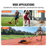 Gym Equipment & Accessories: VEVOR Weight Power Pull Push Sled Fitness Strength Speed Training Sled Orange