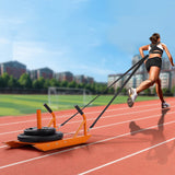 Gym Equipment & Accessories: VEVOR Weight Power Pull Push Sled Fitness Strength Speed Training Sled Orange