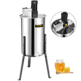 Farm Equipment: Vevor Brand New Large Two 2  Frame Stainless Steel  Electric Honey Extractor