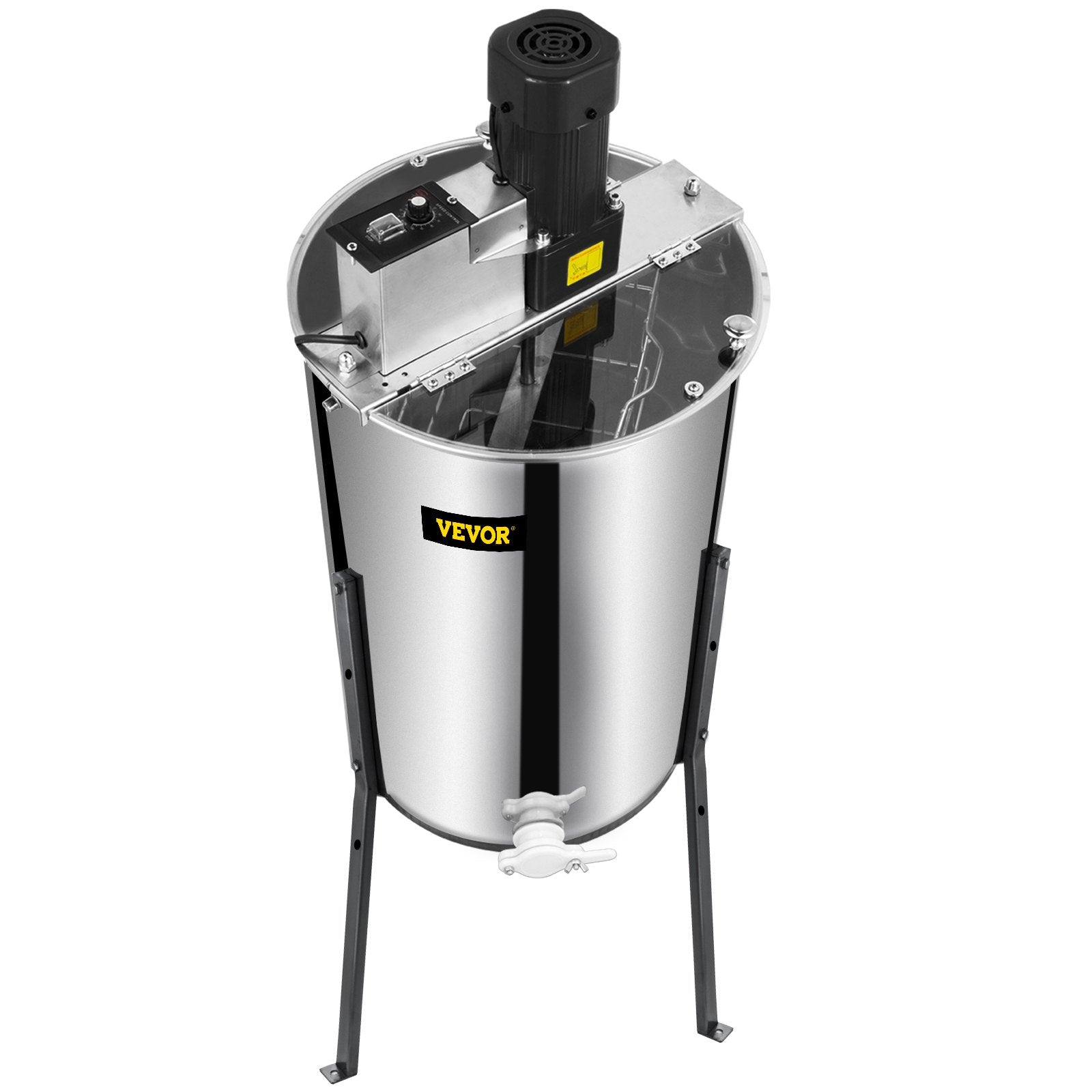 Farm Equipment: Vevor Brand New Large Two 2  Frame Stainless Steel  Electric Honey Extractor