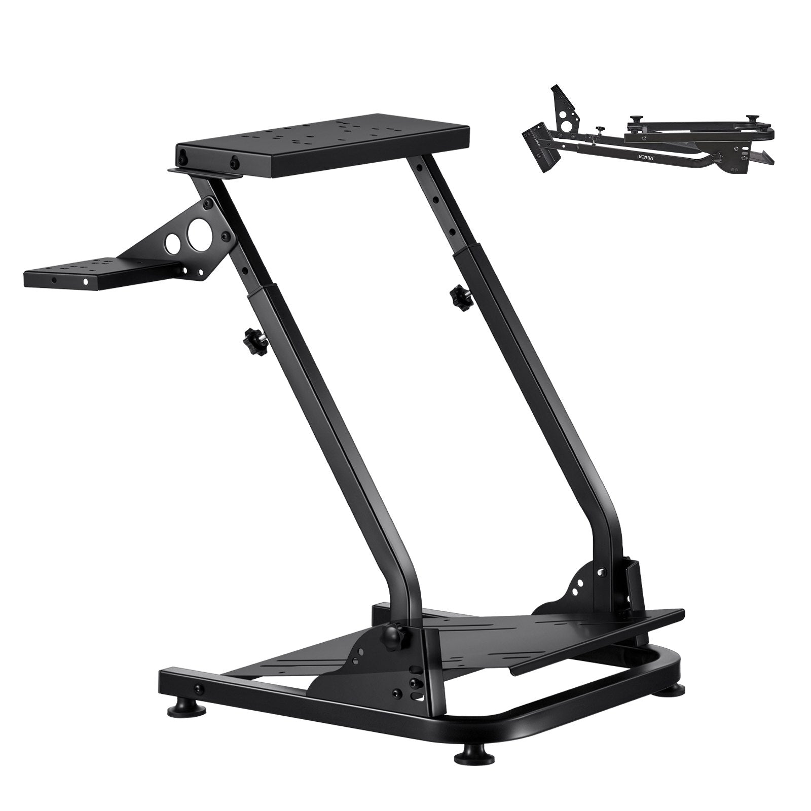 Basketball & Basketball Accessories: VEVOR Racing Wheel Stand, Adjustable & Foldable Simulator Stand for Logitech G29 G27 G920 G923, Thrustmaster T300RS T300GT T248 TS-PC TSXW Gaming Cockpit,Pedals Simulator NOT Included