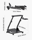 Basketball & Basketball Accessories: VEVOR Racing Wheel Stand, Adjustable & Foldable Simulator Stand for Logitech G29 G27 G920 G923, Thrustmaster T300RS T300GT T248 TS-PC TSXW Gaming Cockpit,Pedals Simulator NOT Included