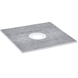 Kitchen & Bathroom DIY: VEVOR Shower Curb Kit, 914x914mm Shower Pan Kit with 160mm Central Drain, Lightweight EPS Shower Installation Kits with 2 Waterproof Cloths, Shower Pan Slope Sticks Fit for Bathroom