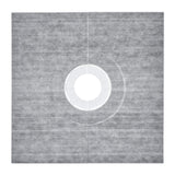 Kitchen & Bathroom DIY: VEVOR Shower Curb Kit, 914x914mm Shower Pan Kit with 160mm Central Drain, Lightweight EPS Shower Installation Kits with 2 Waterproof Cloths, Shower Pan Slope Sticks Fit for Bathroom