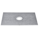 Kitchen & Bathroom DIY: VEVOR Shower Curb Kit, 1219x1828mm Shower Pan Kit with 160mm Central Drain, Lightweight EPS Shower Installation Kits with 2 Waterproof Cloths, Shower Pan Slope Sticks Fit for Bathroom