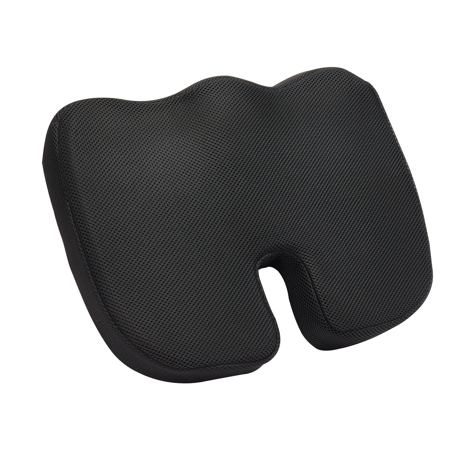 Back Care: VEVOR Seat Cushion, Memory Foam Seat Chair Cushion for Pressure Relief, Soft & Breathable Wheelchair Seat Pad with Removable Cover for Travel, Office, Car, Airplane - Lightweight and Portable