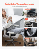 Kid's Tables, Chairs & Seats: VEVOR Seat Cushion, Cooling Gel + Memory Foam Seat Cushion, Pressure-Relief Wheelchair Seat Pad with U-Shaped Cutout & Removable Cover, Lightweight and Portable for Travel, Car, Office, Airplane
