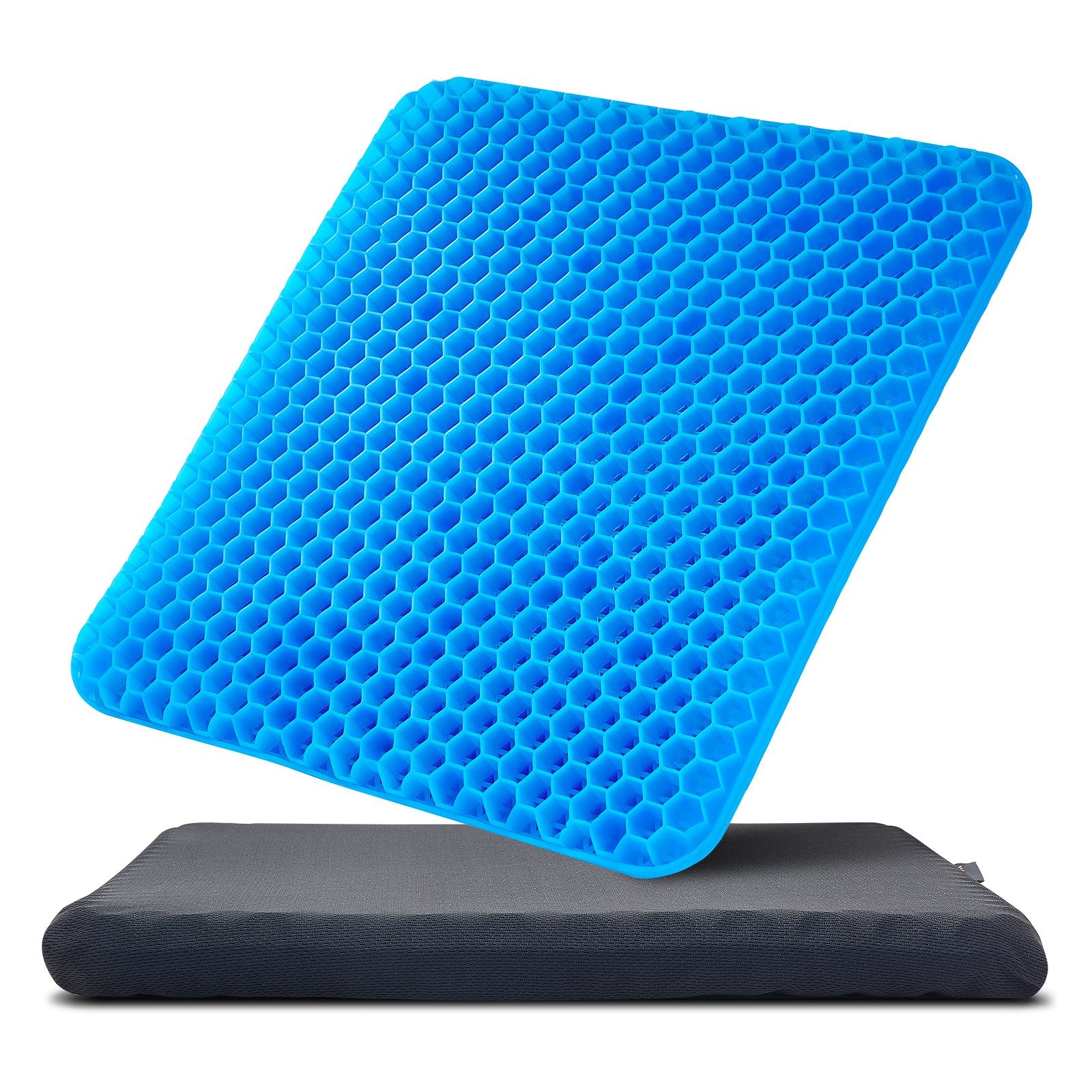 Back Care: VEVOR Seat Cushion Cooling Gel Seat Chair Cushion for Hips Back Pressure Relief