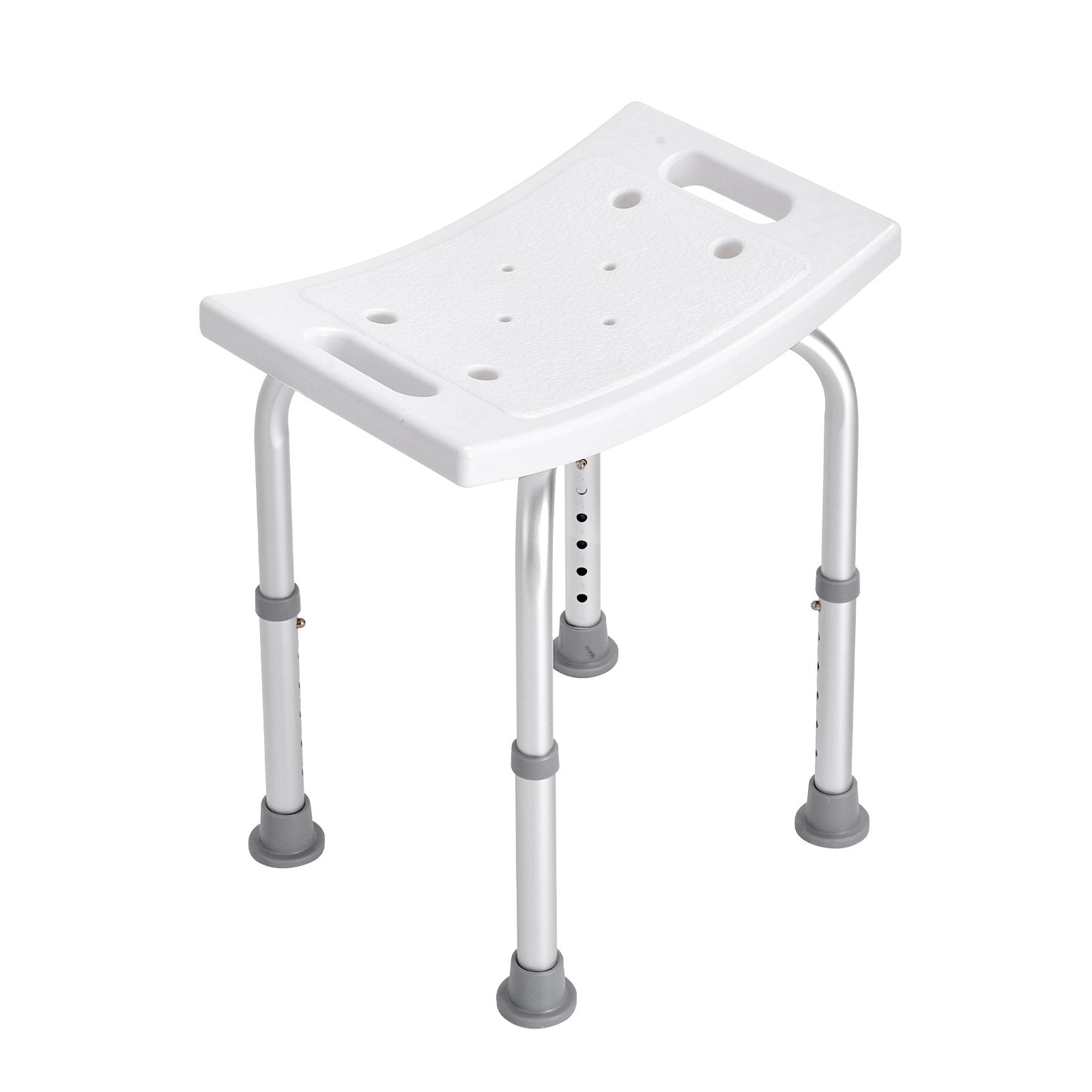 Mobility & Accessibility: VEVOR Shower Chair, Adjustable Height Shower Stool with Built-in Handles, Shower Seat for Inside Shower or Tub, Non-Slip Bench Bathtub Stool Seat for Elderly Disabled Handicap, 158.8 kg Capacity