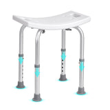 Mobility & Accessibility: VEVOR Shower Chair, Adjustable Height Shower Stool with Built-in Handles, Shower Seat for Inside Shower or Tub, Non-Slip Bench Bathtub Stool Seat for Elderly Disabled Handicap, 158.8 kg Capacity