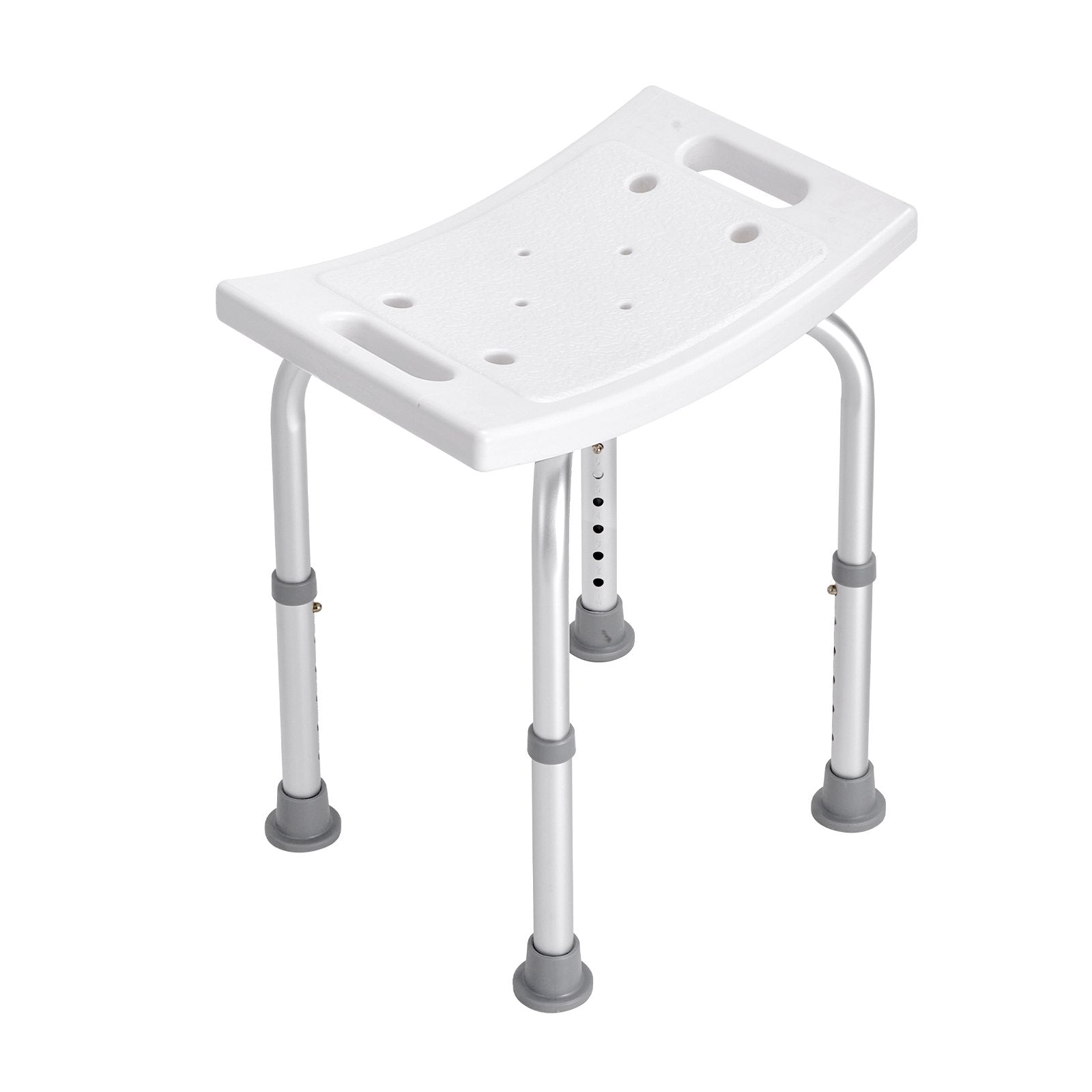 Mobility & Accessibility: VEVOR Shower Chair, Adjustable Height Shower Stool with Built-in Handles, Shower Seat for Inside Shower or Tub, Non-Slip Bench Bathtub Stool Seat for Elderly Disabled Handicap, 158.8 kg Capacity