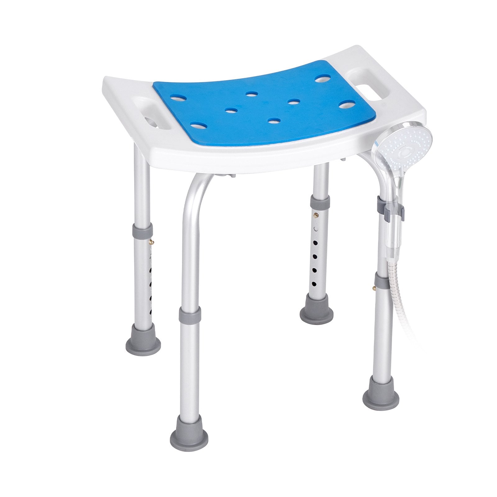 Mobility & Accessibility: VEVOR Shower Chair, Adjustable Height Shower Stool, Shower Seat for Inside Shower or Tub, Non-Slip Bench Bathtub Stool Seat for Elderly Disabled Handicap, 158.8 kg Capacity