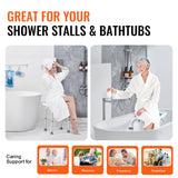 Mobility & Accessibility: VEVOR Shower Chair, Adjustable Height Shower Stool, Shower Seat for Inside Shower or Tub, Non-Slip Bench Bathtub Stool Seat for Elderly Disabled Handicap, 158.8 kg Capacity