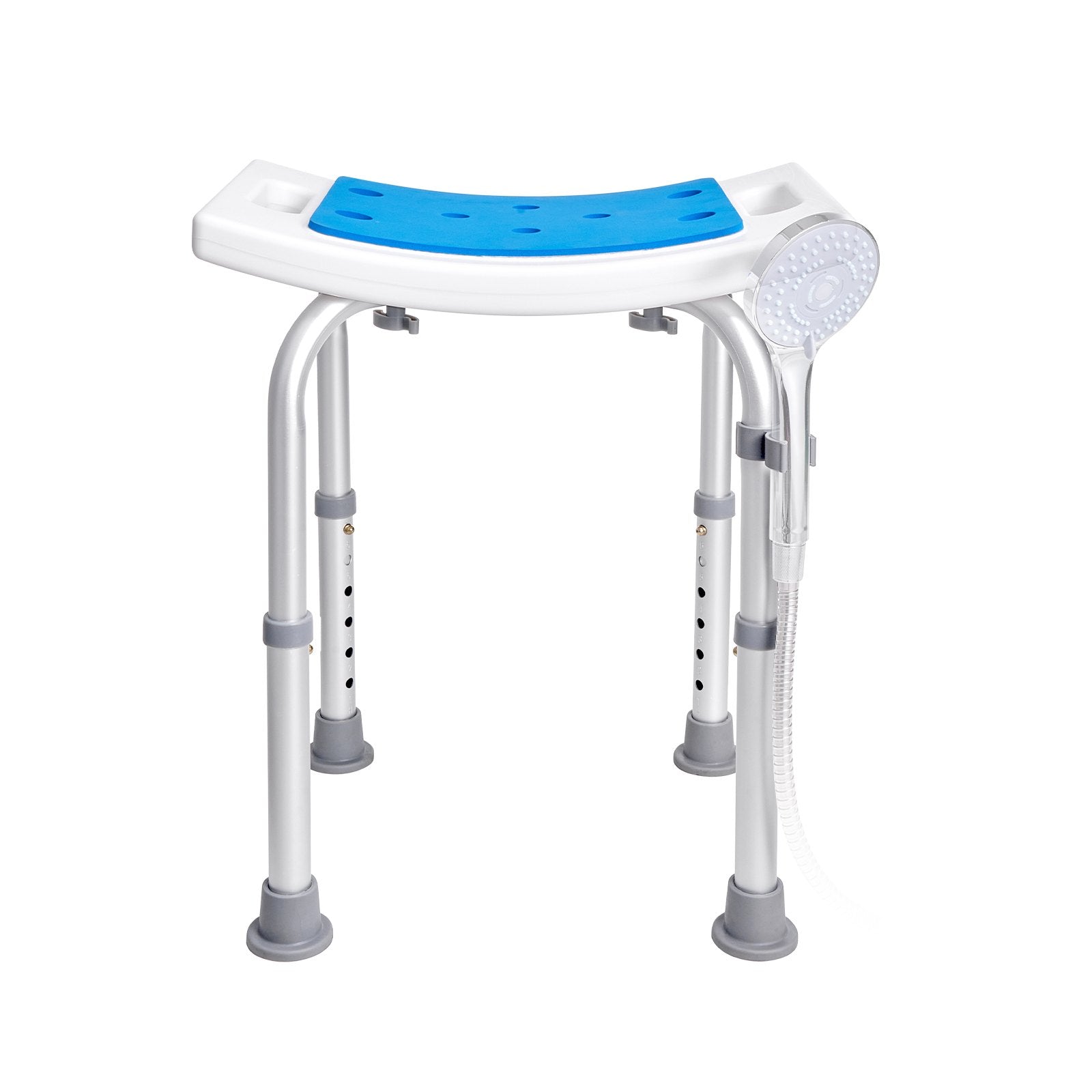 Mobility & Accessibility: VEVOR Shower Chair, Adjustable Height Shower Stool, Shower Seat for Inside Shower or Tub, Non-Slip Bench Bathtub Stool Seat for Elderly Disabled Handicap, 158.8 kg Capacity